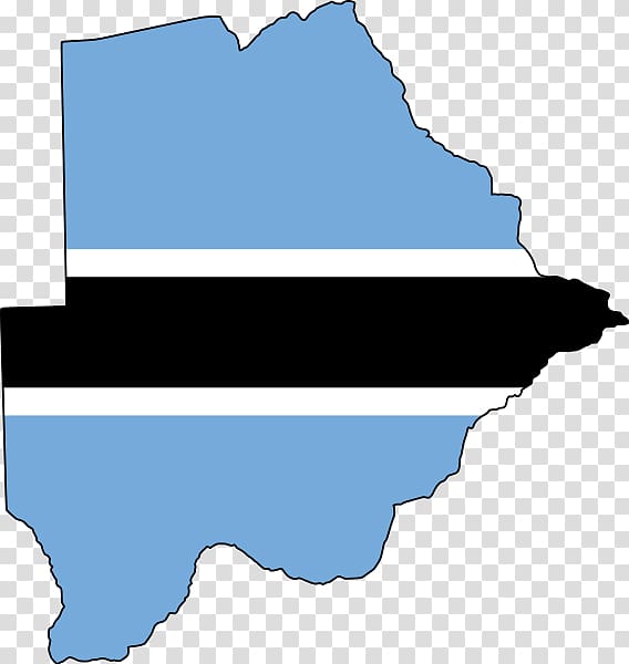 Flag of Botswana National flag Map, country transparent background PNG clipart