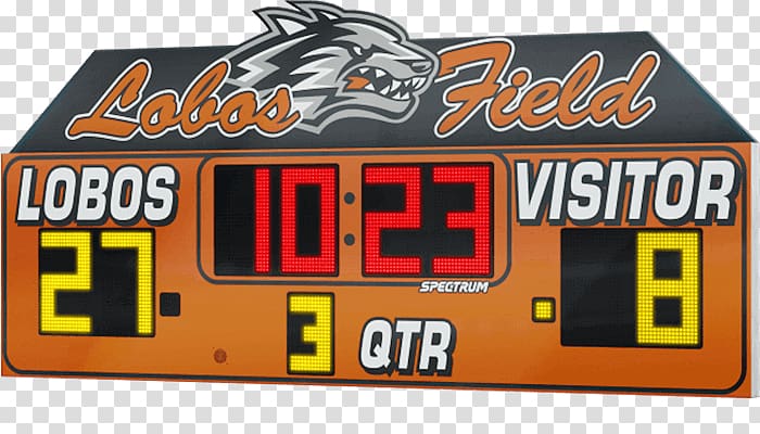 Spectrum Scoreboards High school football American football National Secondary School, Scoreboard football transparent background PNG clipart