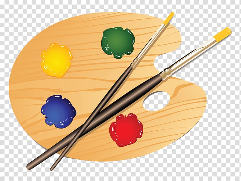 Painting Palette Drawing Tool, Paint Palate transparent background PNG clipart