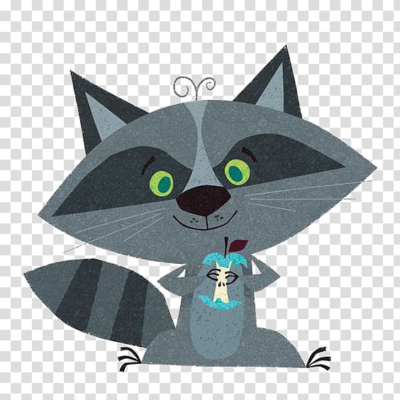 Raccoon Drawing Cartoon Whiskers Illustration, Cartoon raccoon transparent background PNG clipart
