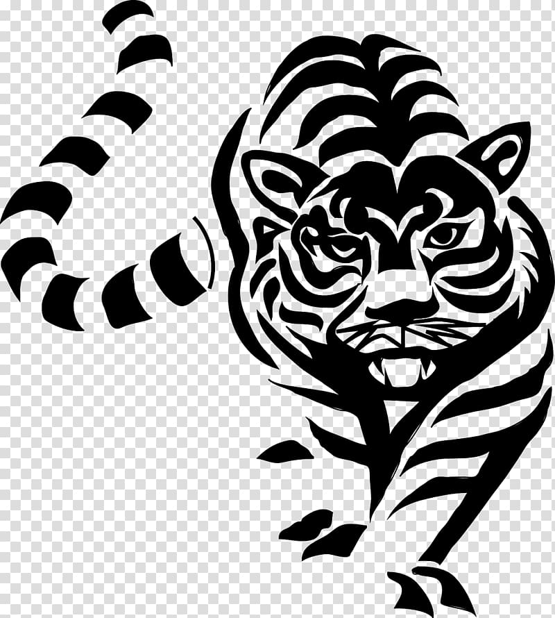 White tiger Chinese zodiac Black tiger South China tiger , Lions Head transparent background PNG clipart