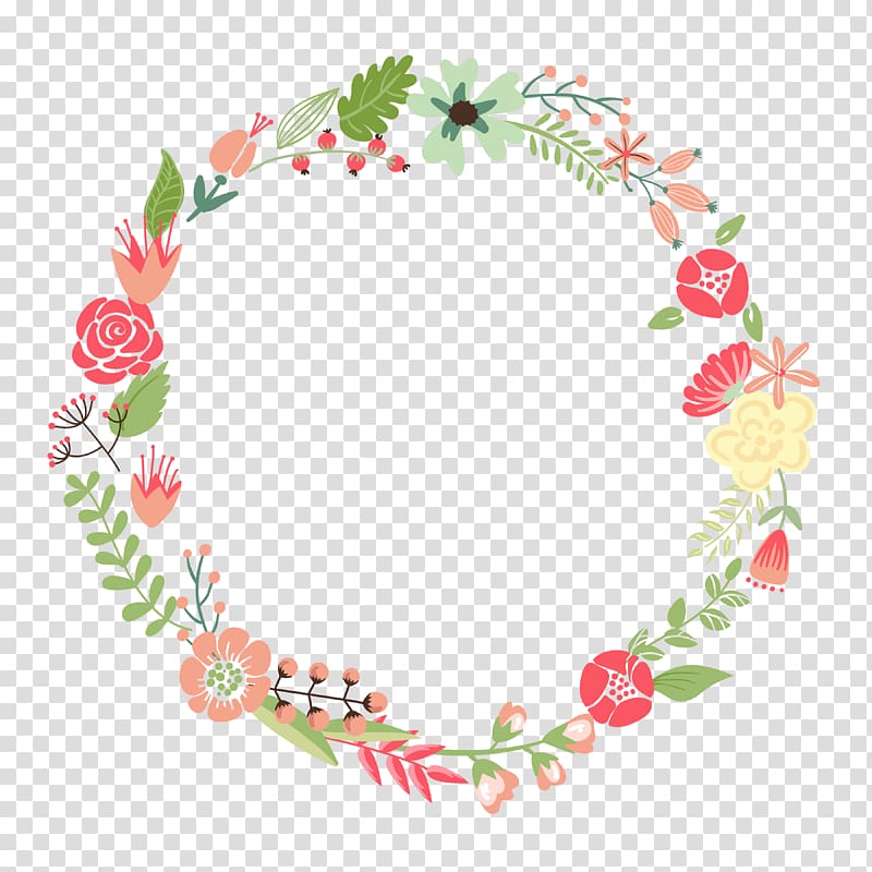 pink and yellow flowers , Frames Flower Wreath , floral transparent background PNG clipart