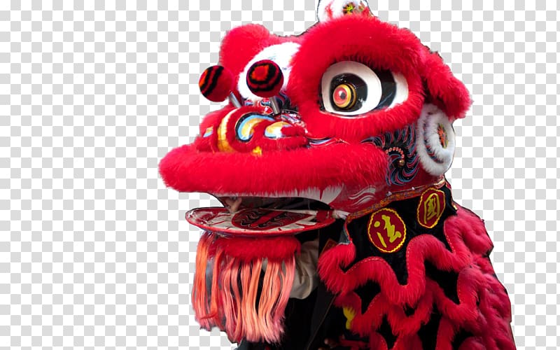 Lion dance Chinese New Year Dragon dance Chinese guardian lions, lion dance transparent background PNG clipart