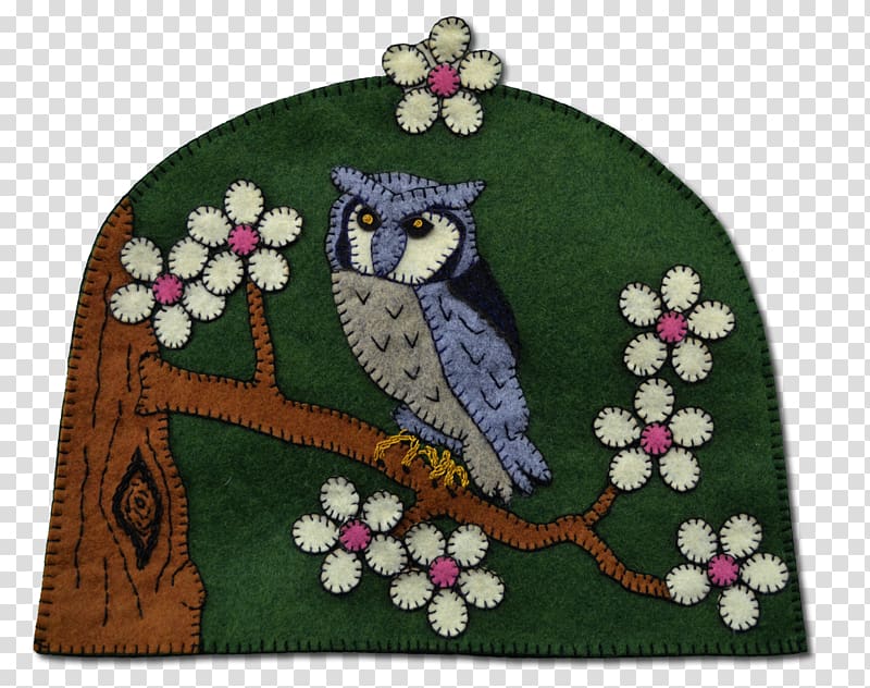 Textile Wool Owl Tea cosy Bird, cozy transparent background PNG clipart