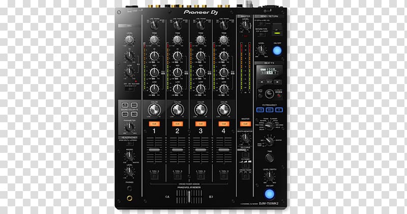 DJM DJ mixer Audio Mixers Disc jockey Pioneer DJ, Novation transparent background PNG clipart