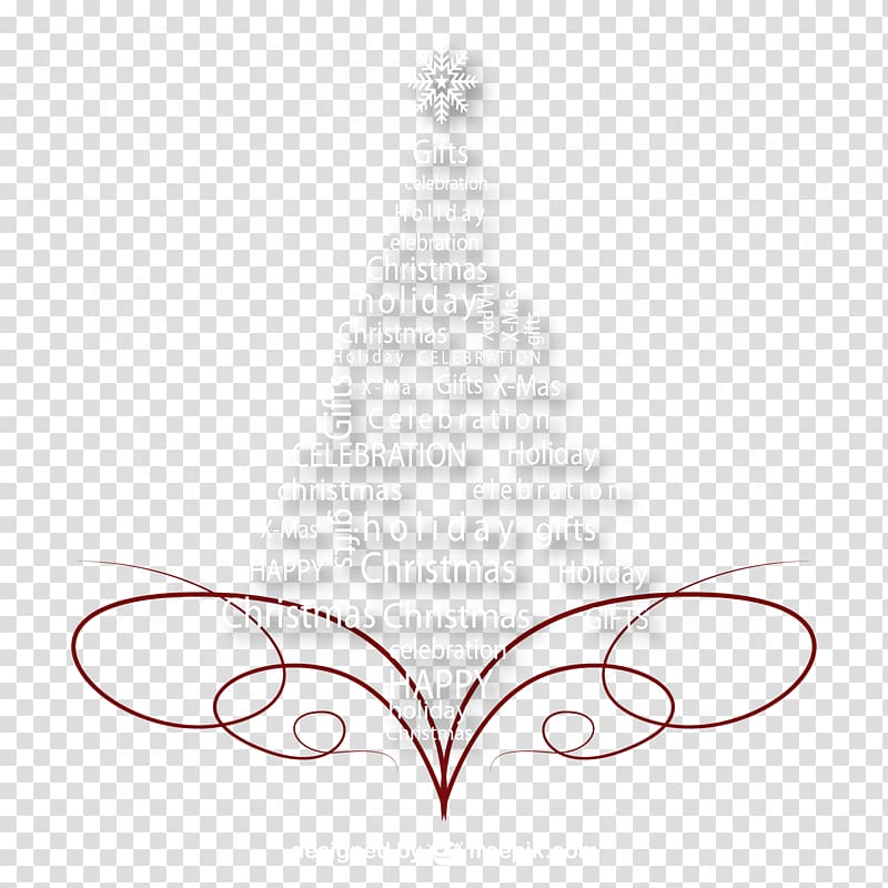 Christmas tree , Creative Christmas greetings transparent background PNG clipart