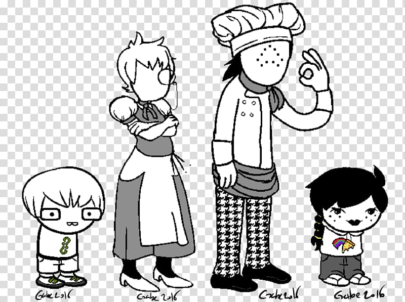 Homestuck Thumb Art Homo sapiens Drawing, stepmother transparent background PNG clipart