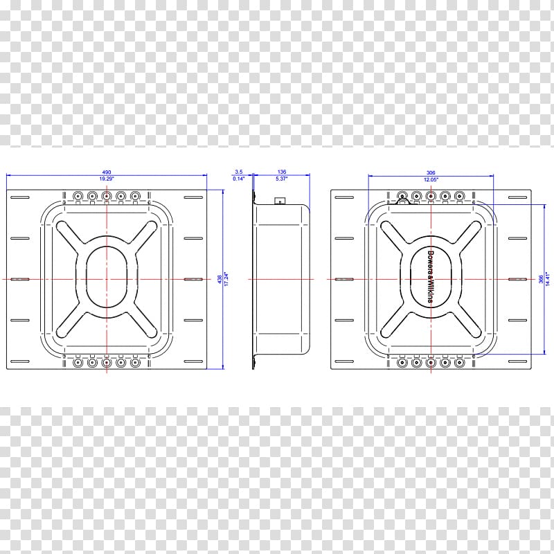 Bowers & Wilkins BB 6C Backbox Loudspeaker Product Pattern, bower transparent background PNG clipart