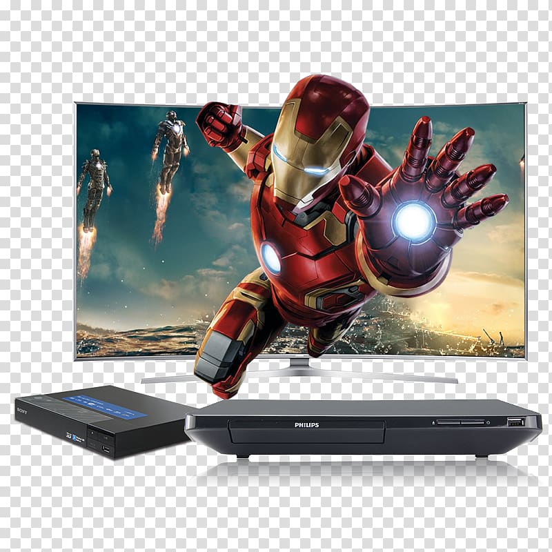 Iron Man TLT Technologies Group Sdn. Bhd. 1080p Set-top box 4K resolution, TV transparent background PNG clipart