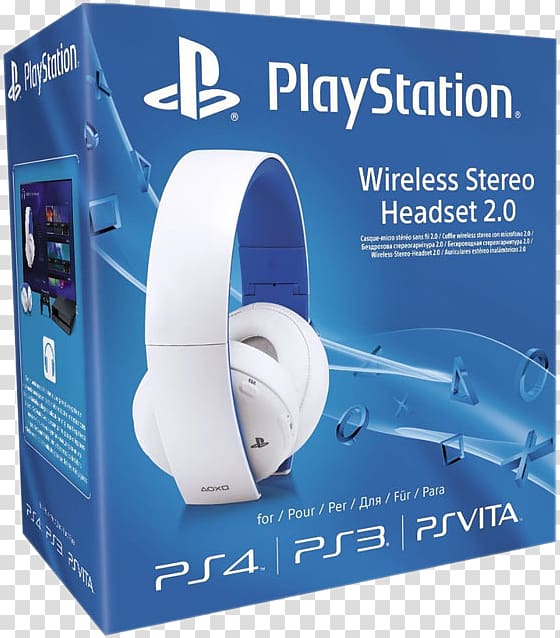 PlayStation 4 PlayStation Vita PlayStation 3 Headset Wireless, PS4 Wireless Headset transparent background PNG clipart