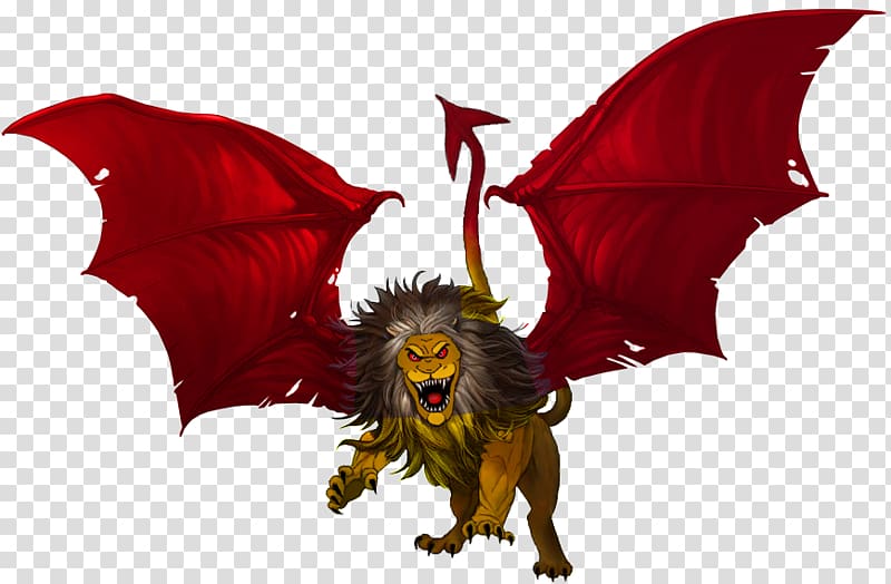 Lion Legendary creature Mythology Manticore Griffin, lion transparent background PNG clipart