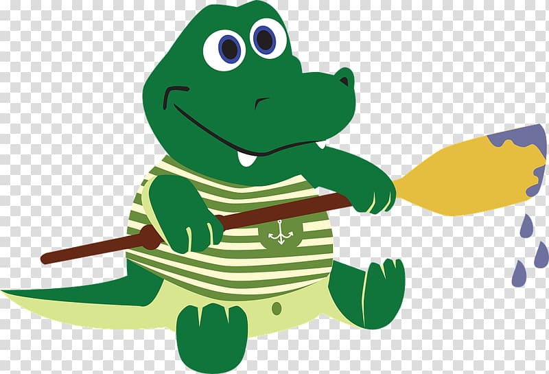 Alligator Crocodile Paddle Boat , alligator transparent background PNG clipart