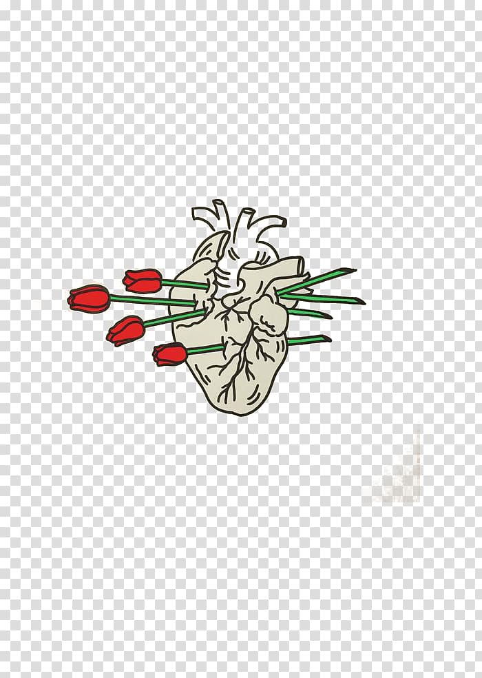 Sticker Broken heart Decal , transparent background PNG clipart | HiClipart