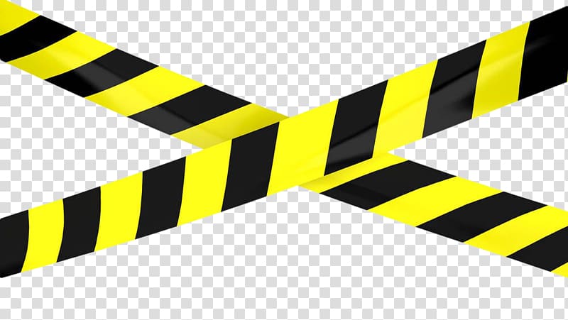 black and yellow caution tape