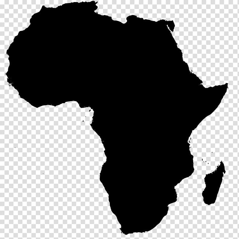 Africa Blank Map Africa Transparent Background Png Clipart Hiclipart