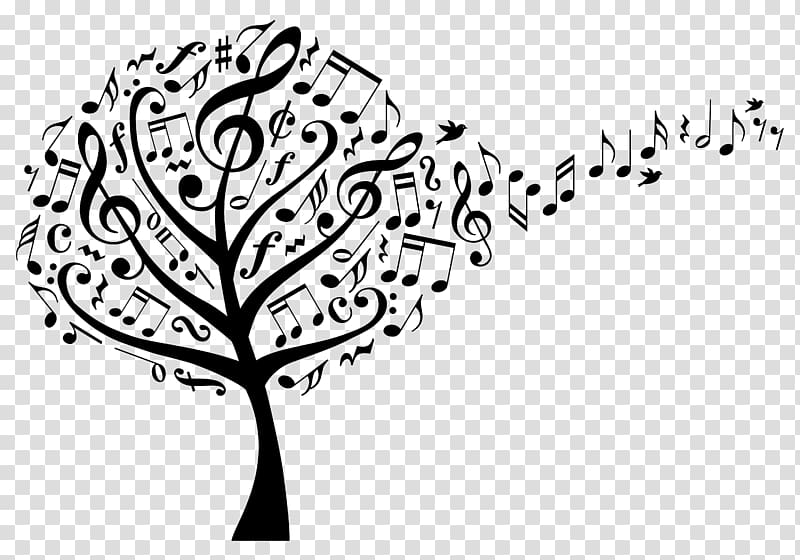 musical notes tree , Music , musical note transparent background PNG clipart