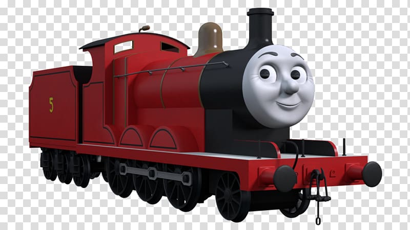 Enterprising Engines James the Red Engine Thomas Rail transport Train, Thomas and Friends Lorry 1 transparent background PNG clipart