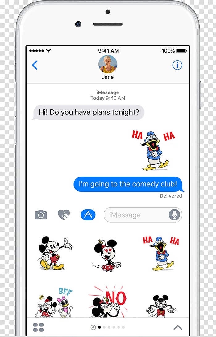 iPhone iMessage Messages iOS 10, Iphone transparent background PNG clipart