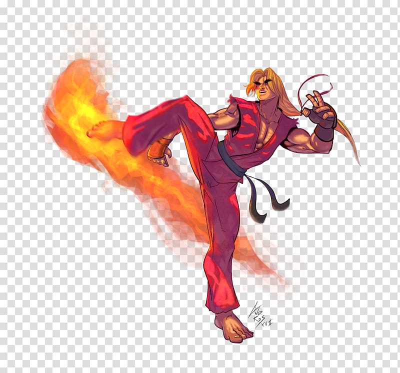 Ken Masters Ryu Sagat Gouken Drawing, Street Fighter Alpha 3 transparent background PNG clipart