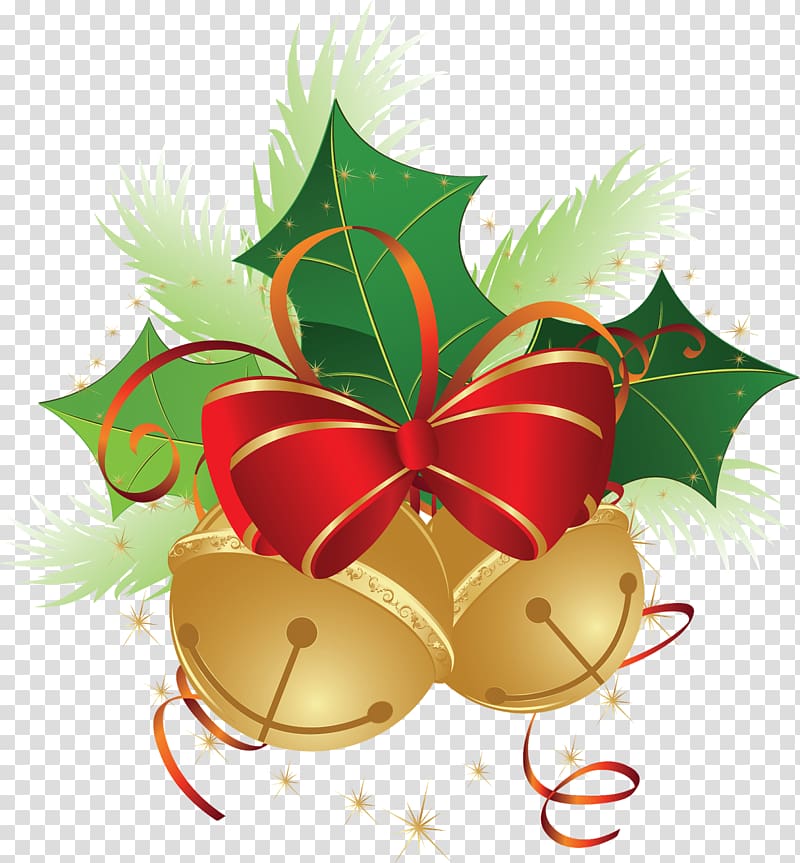 Christmas decoration Jingle Bells , christmas transparent background PNG clipart