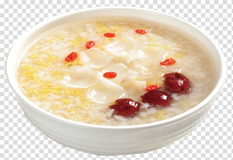 Laba congee Porridge Five Grains Food, Wolfberry porridge dates transparent background PNG clipart