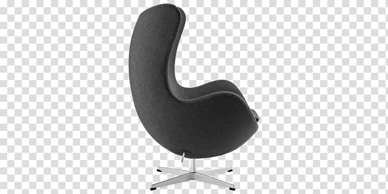 Egg Eames Lounge Chair Furniture Fauteuil, swan transparent background PNG clipart
