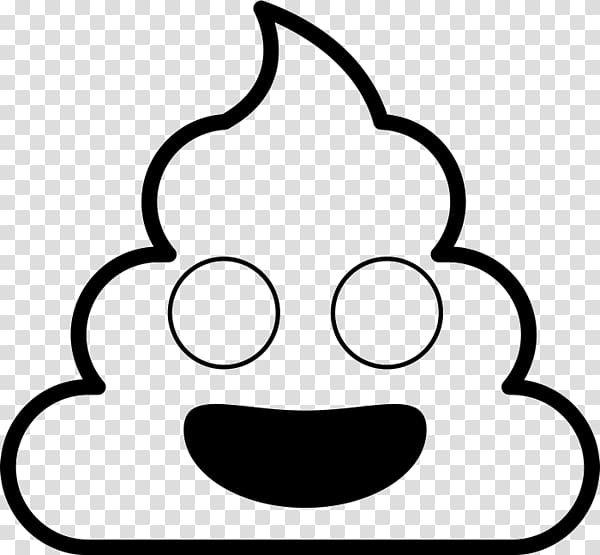 Colouring Pages Coloring book Pile of Poo emoji カラー文字, Emoji transparent background PNG clipart