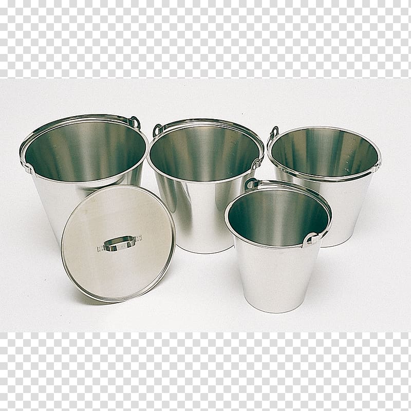 Bucket Lid Stainless steel Tableware Pots, bucket transparent background PNG clipart