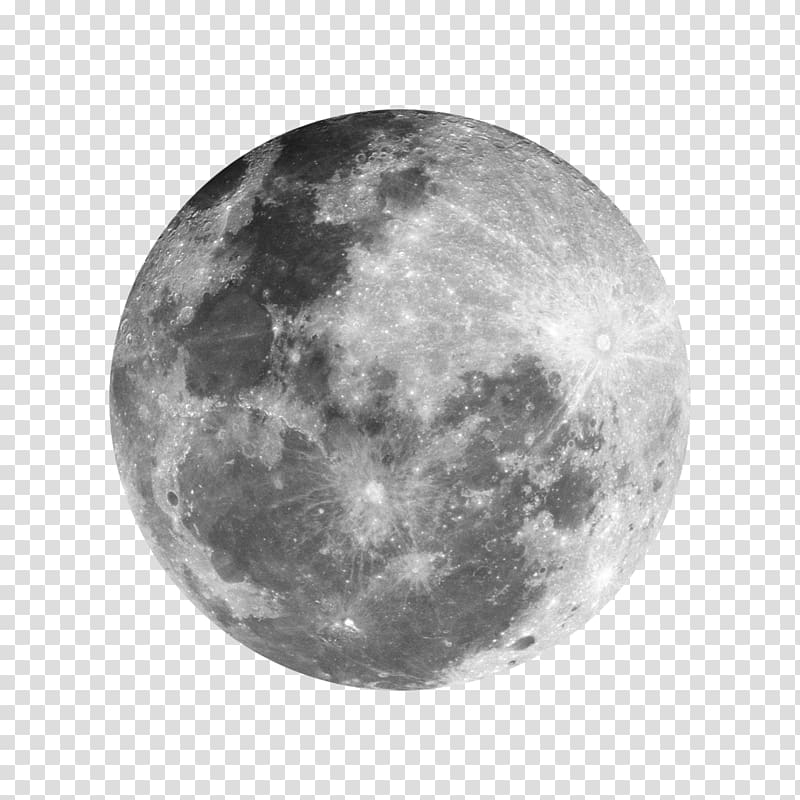 Two-tone gray earth illustration, Supermoon Full moon, Moon transparent ...