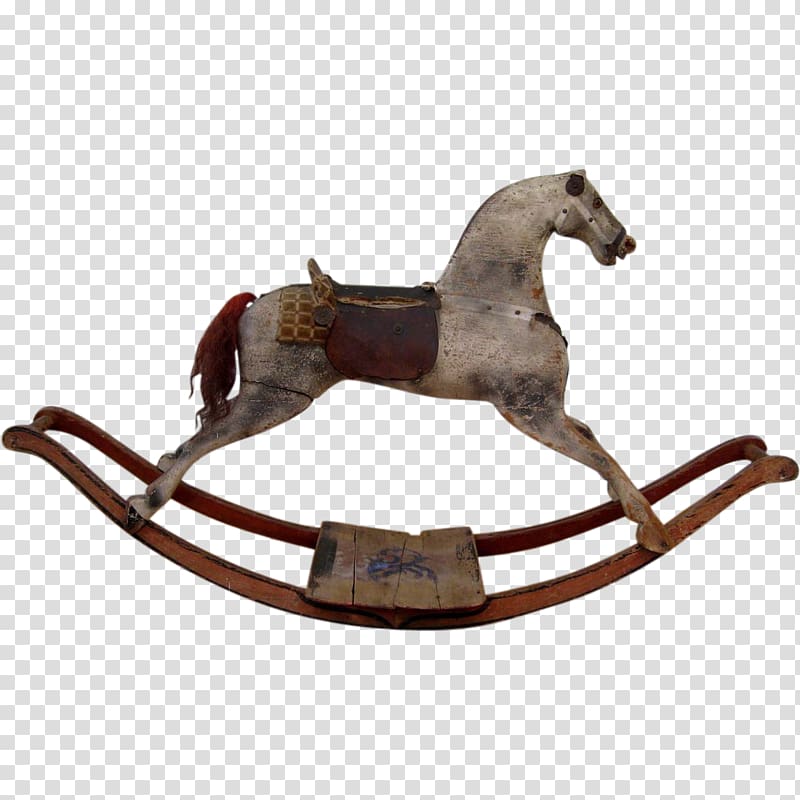 Rocking horse Antique Toy Collectable, rocking horse transparent background PNG clipart
