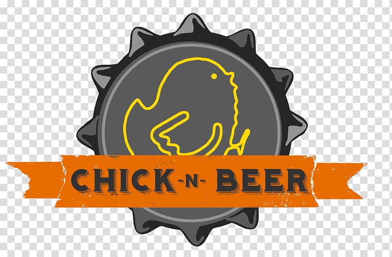 Chick N Beer Automobile Alley Paseo Arts District Logo Brand, Beer Menu transparent background PNG clipart