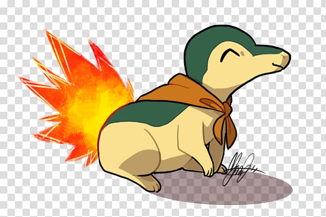 Duck Cyndaquil Typhlosion Totodile Pokémon, Cyndaquil transparent background PNG clipart