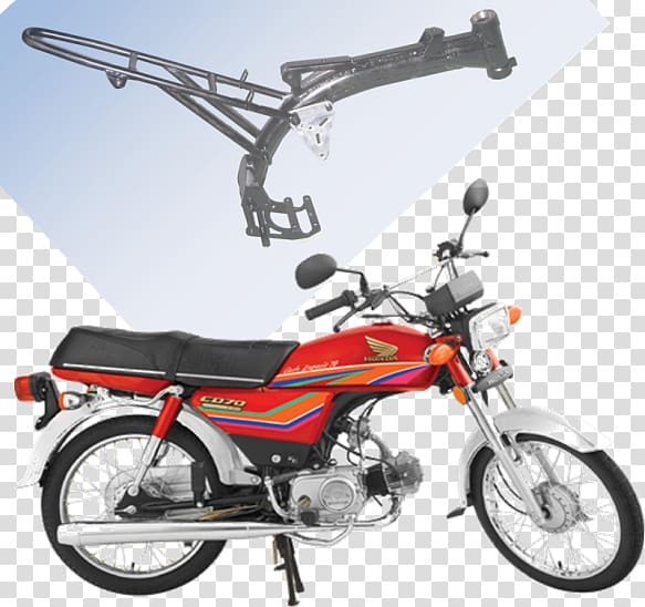 Honda 70 Car Motorcycle accessories, different frames design transparent background PNG clipart