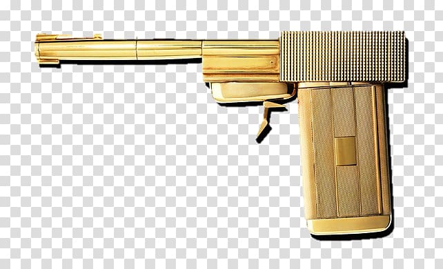 James Bond Film Series Francisco Scaramanga Jinx Firearm, golden gun transparent background PNG clipart
