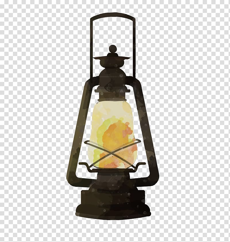 Lantern Oil lamp Kerosene lamp, old lamp transparent background PNG clipart