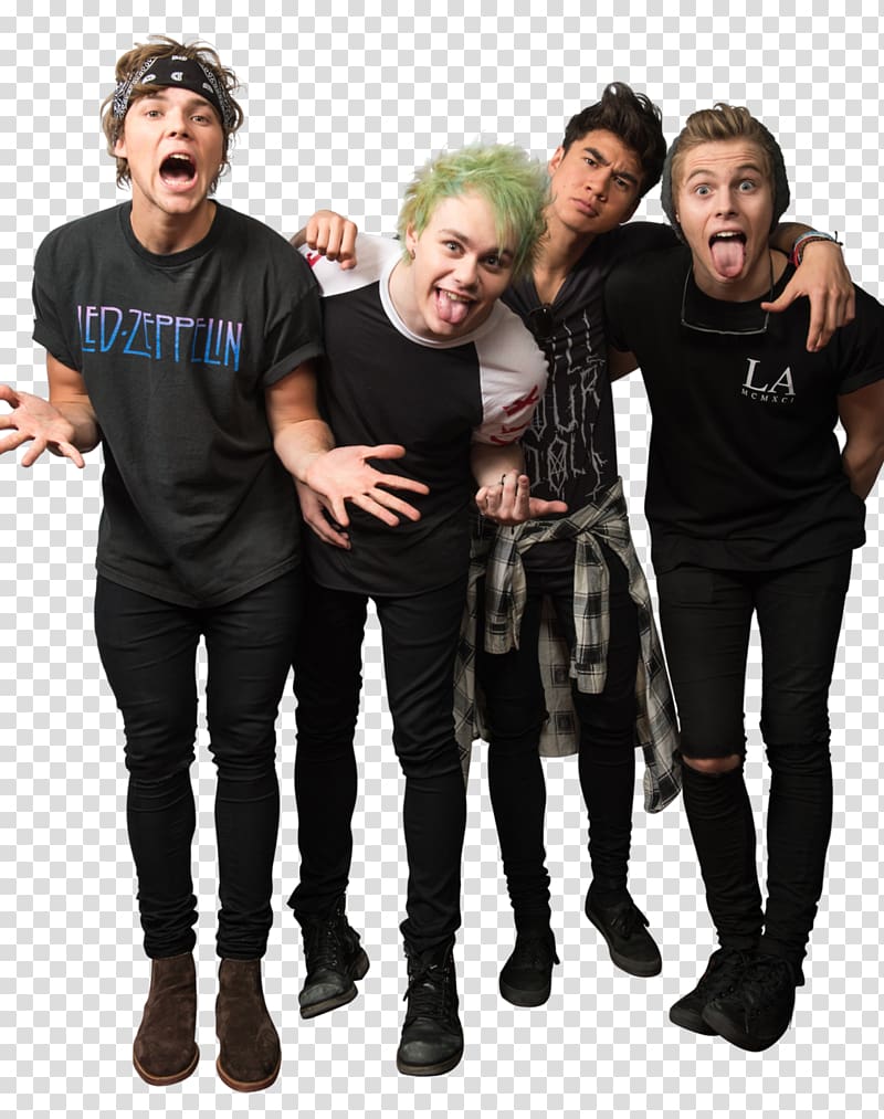 5 Seconds of Summer Luke Hemmings Michael Clifford YouTube, SOS transparent background PNG clipart