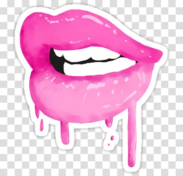 Sticker Lip Decal , others transparent background PNG clipart