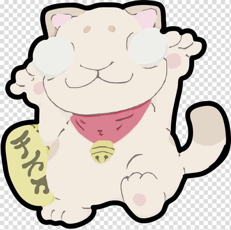 Cat Human behavior Dog Cartoon, Maneki neko transparent background PNG clipart