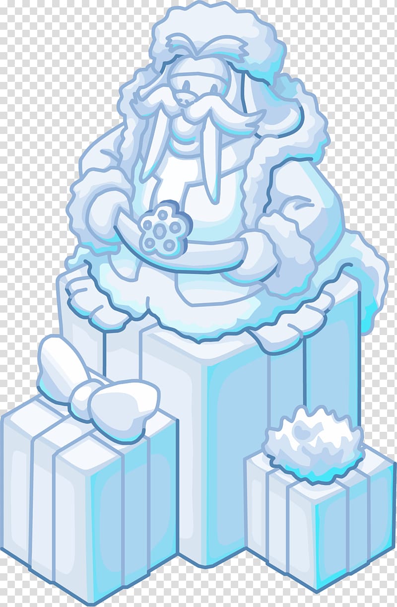 Club Penguin Entertainment Inc Snow sculpture Walrus, walrus transparent background PNG clipart