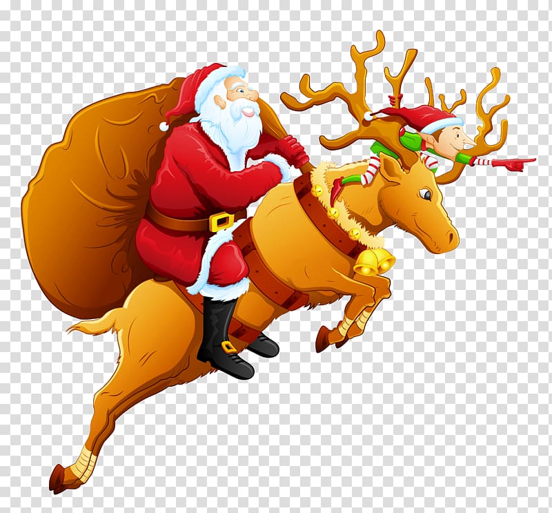 Rudolph , Harness Reindeer transparent background PNG clipart