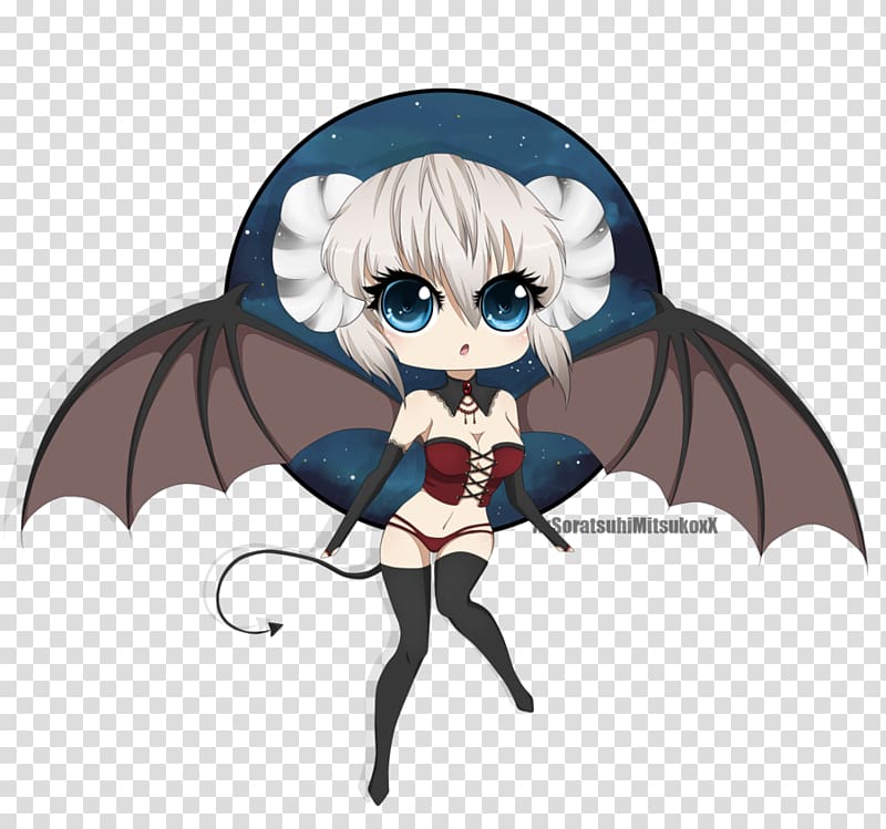 Chibi Succubus Drawing Mangaka, Chibi transparent background PNG clipart