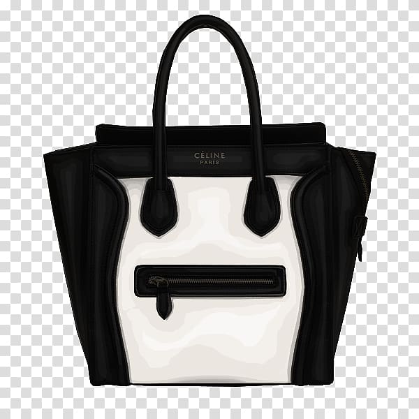 Tote bag Leather Handbag Céline Satchel, bag transparent background PNG clipart