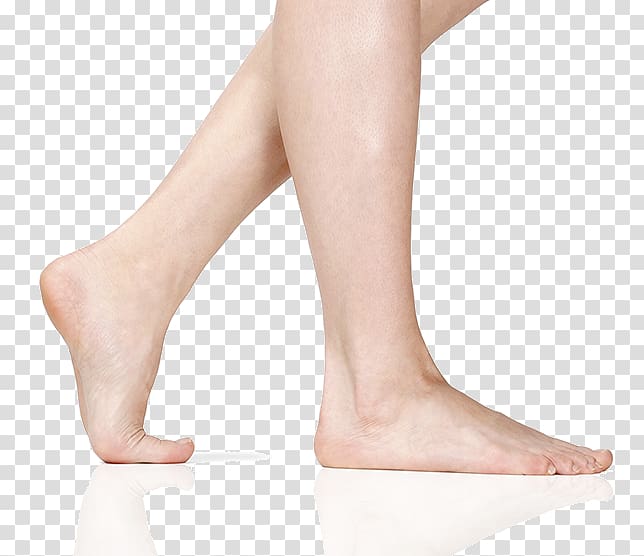 person's feet with white shadow illustration, Barefoot Walking Flat feet Sole, others transparent background PNG clipart