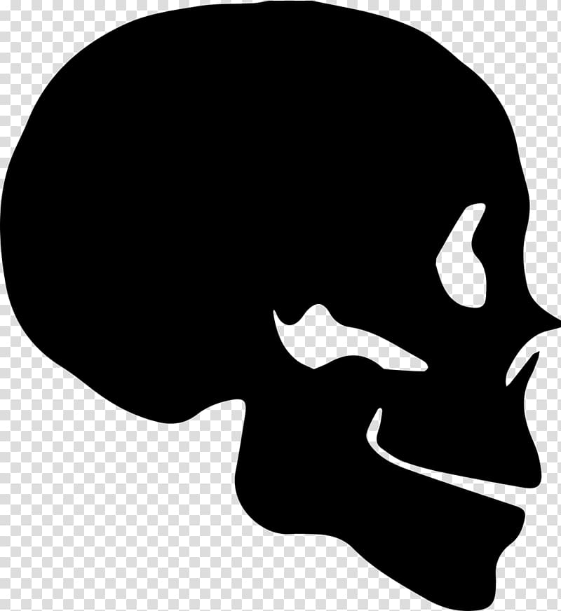 Human skull symbolism Light Silhouette, human body transparent background PNG clipart