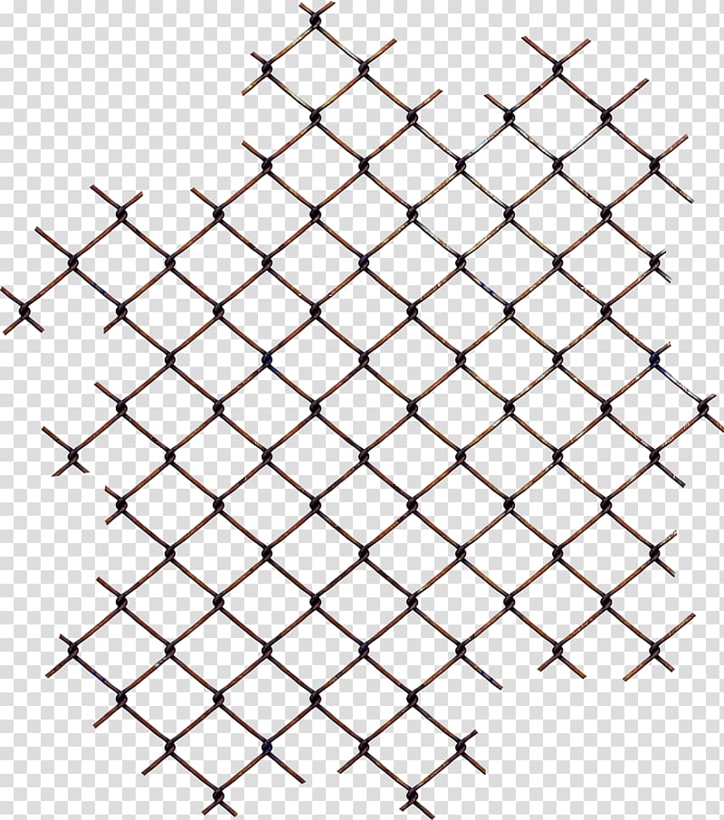 cyclone fence illustration, Barbed wire Metal Material, Brown metal barbed wire transparent background PNG clipart