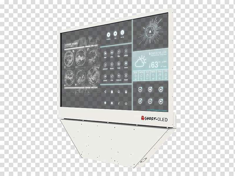 OLED Display device Computer Monitors Laptop Electronic visual display, monitor screen transparent background PNG clipart