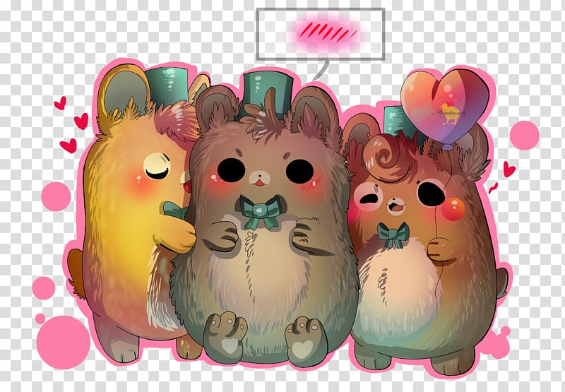 Artist Commission Five Nights at Freddy\'s, goldie and bear transparent background PNG clipart