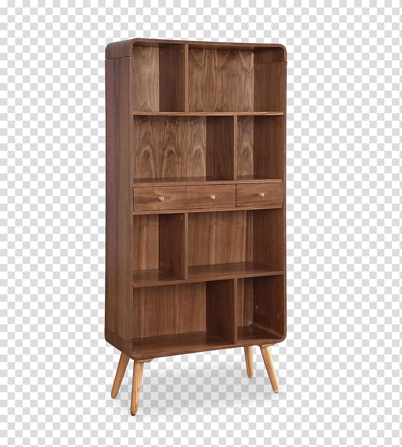 Furniture Table Shelf Bookcase Drawer, bookcase transparent background PNG clipart