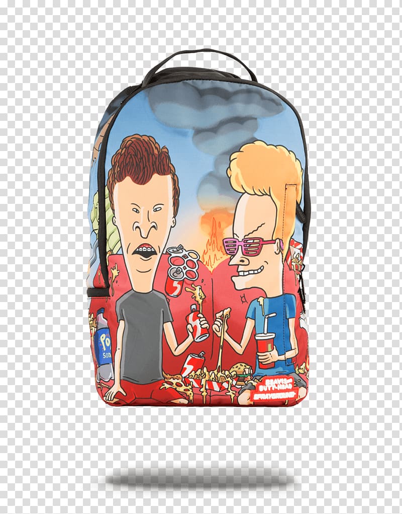 Butt-head Beavis Backpack Television comedy Television show, backpack transparent background PNG clipart