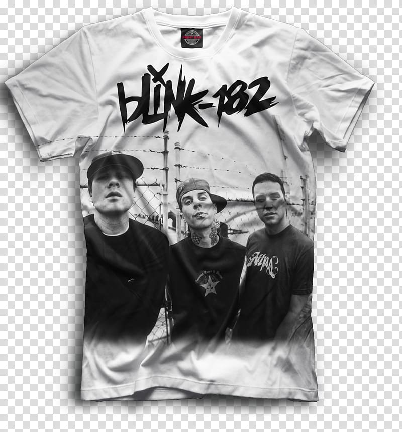 T-shirt Blink-182 Print Bar Male Clothing, T-shirt transparent background PNG clipart